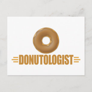 Funny Chocolate Doughnut Lover Postcard