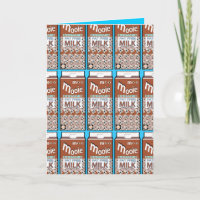 Funny Chocolate Milk Birthday Card Gift