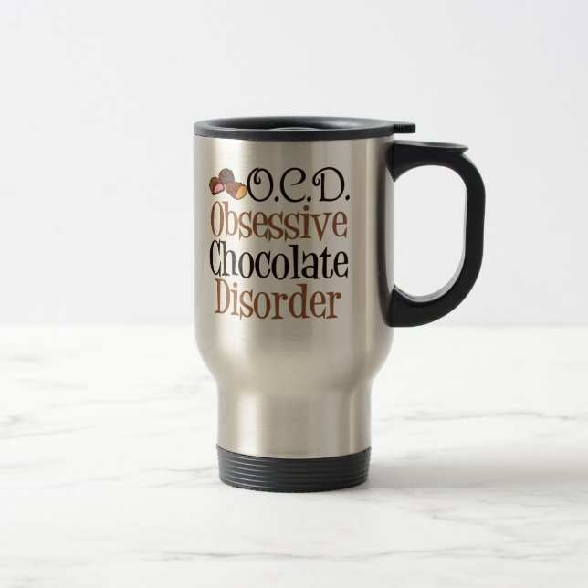 Funny Chocolate Travel Mug (Right)