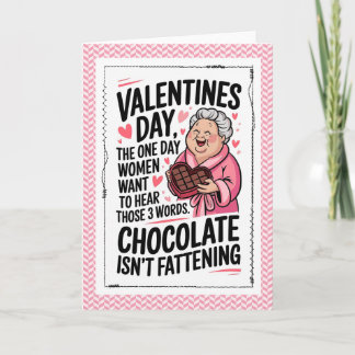 Funny Chocolate Valentine Humor Card
