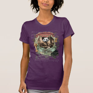 Funny Chopanda Panda Animal Composer Chopin Parody T-Shirt