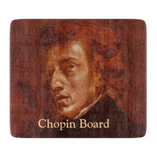 Funny Chopin Board - classical music portrait