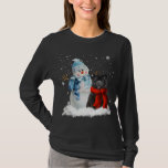 Funny Chow Chow Christmas Snowman Christmas Pajama T-Shirt<br><div class="desc">Funny Chow Chow Christmas Snowman Christmas Pajama</div>