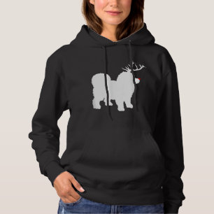 Funny Chow Chow Dog Christmas Reindeer Antlers Xma Hoodie