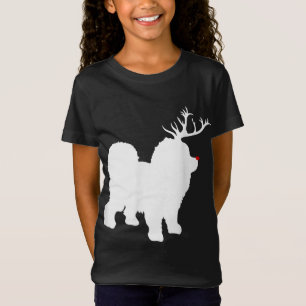 Funny Chow Chow Dog Christmas Reindeer Antlers Xma T-Shirt