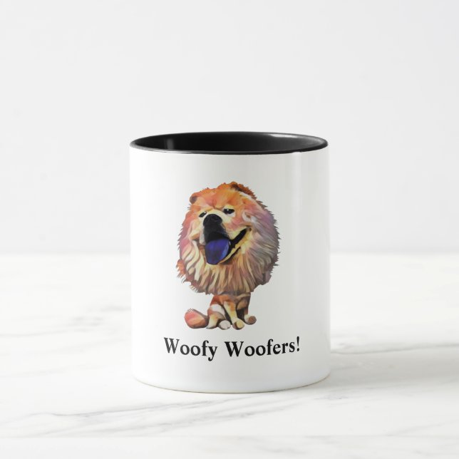 Funny Chow Chow Dog Mug (Center)