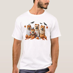 Funny Chow Chow Halloween Dog Lover T-Shirt