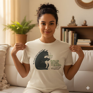 Funny Christian cat and matcha, Christian cat  T-Shirt