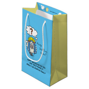 Funny Christian Christmas Cute Sheep Cartoon Small Gift Bag