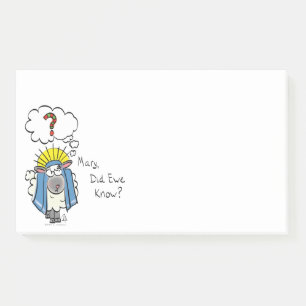 Funny Christian Christmas Cute Sheep Post-it Notes