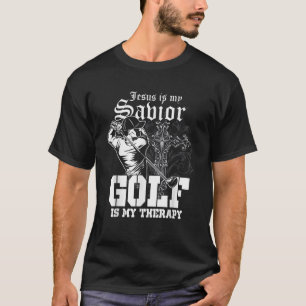 Funny Christian Golf Player Jesus Christ Devotee G T-Shirt