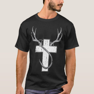 Funny Christian Hunting Fishing Lover Gift For Men T-Shirt