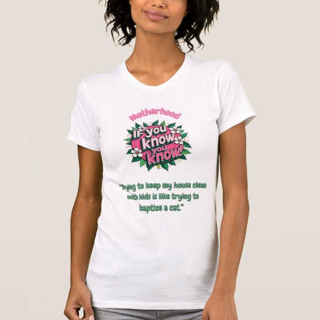 Funny Christian Mother quote shirt. T-Shirt (Front)