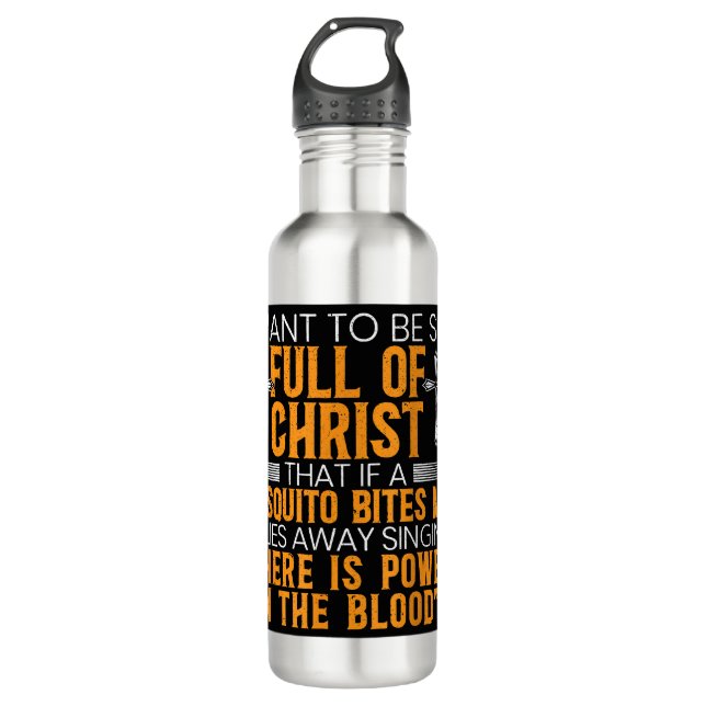 Funny Christian Religious Servant Of God Faithful  710 Ml Water Bottle (Front)