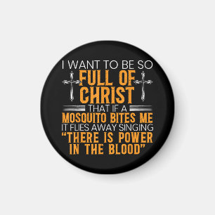 Funny Christian Religious Servant Of God Faithful Magnet