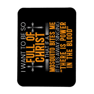 Funny Christian Religious Servant Of God Faithful Magnet
