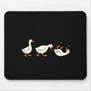 Funny Christian – Walking By Faith Tripng Constant Mouse Pad