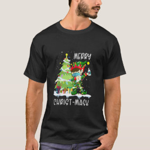 Funny Christmas 2020 Elf Dabbing Wearing Mask Cost T-Shirt