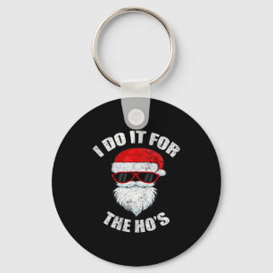 Funny Christmas Adult Naughty Dirty Pajama, Ho Pj, Key Ring
