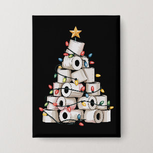 Funny Christmas Bathroom Toilet Paper Tree Humor
