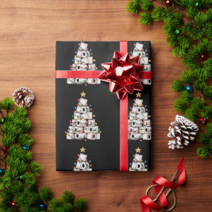 Funny Christmas Bathroom Toilet Paper Tree Humour