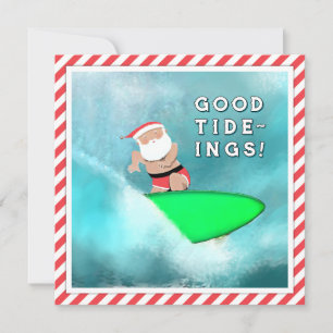 Funny Christmas Beach Holiday Card