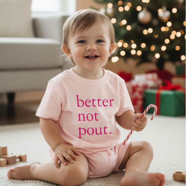 Funny Christmas Better Not Pout Simple Cute  (Creator Uploaded)