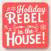 Funny Christmas Beverage Coaster