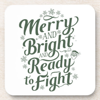 Funny Christmas Beverage Coaster