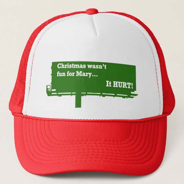 Funny Christmas Billboard hat (Front)