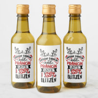 funny Christmas Blitzened word art