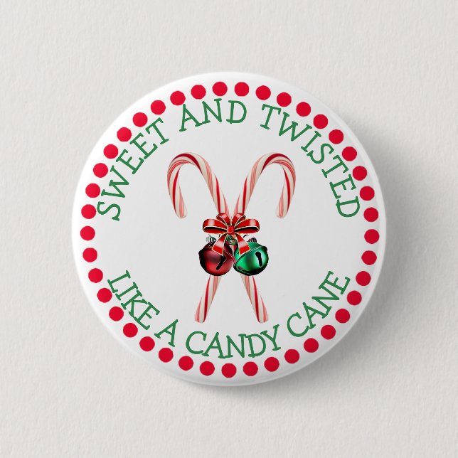 Funny Christmas Button (Front)