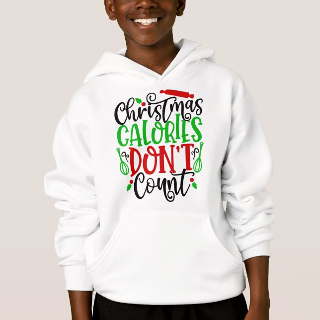 Funny Christmas Calories Don’t Count Design (Front)