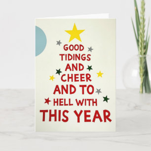 Funny Christmas Card Screw This Year