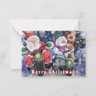 Funny Christmas Card with Happy Christmas Friends