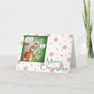Funny Christmas Cards: Bar Hopping Holiday Card