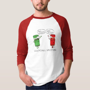 Funny Christmas Cartoon Cooking Spices T-Shirt