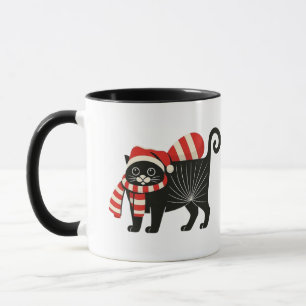 Funny Christmas cat Mug