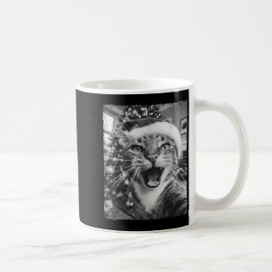 Funny Christmas Cat Selfie  Coffee Mug