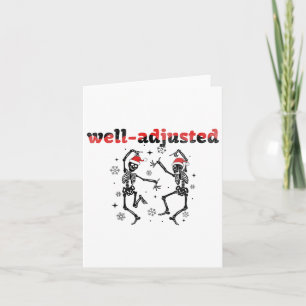 Funny Christmas Chiropractic Radiology Adjustment Card