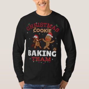 Funny Christmas Chocolate Gingerbread Cookie Bakin T-Shirt