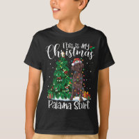 Funny Christmas Chocolate Lab Labrador Pajama Dog