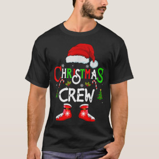 Funny Christmas crew Xmas Squad santa Family Pajam T-Shirt