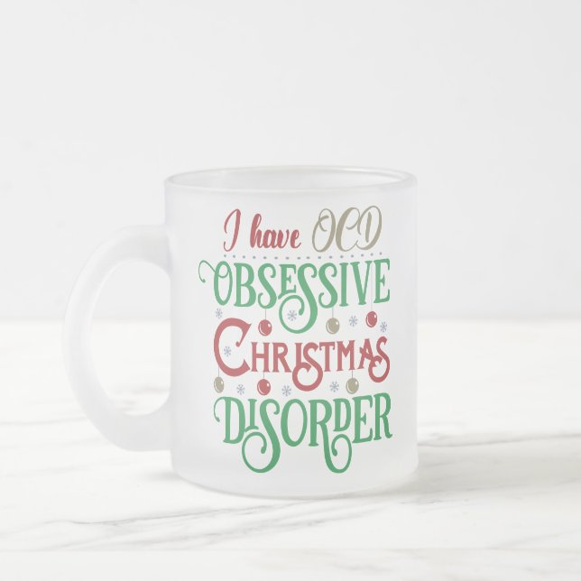 Funny Christmas Cup with Merry Christmas Message (Left)