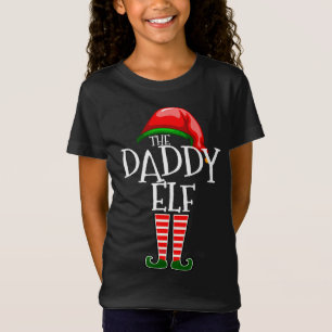 Funny Christmas Daddy Elf Matching T-Shirt