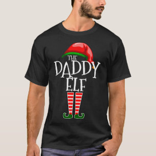 Funny Christmas Daddy Elf Matching T-Shirt