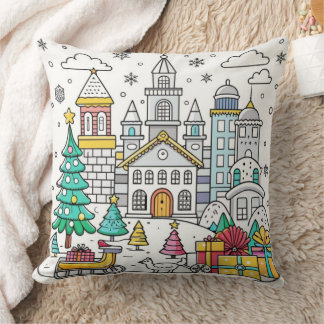 Funny Christmas Design cushion