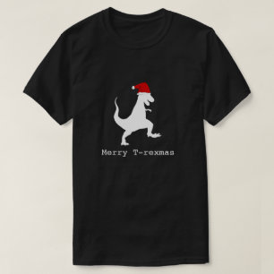 Funny Christmas Dinosaur 'Merry T-rexmas' T-Shirt