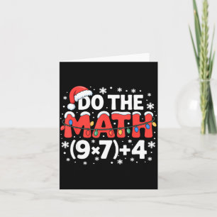 Funny Christmas Do The Math Meme 67 Holiday Humor  Card