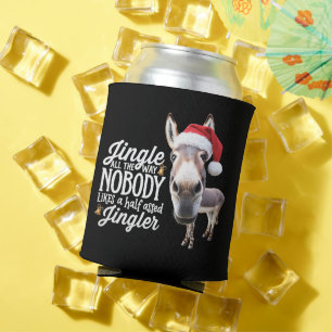 Funny Christmas Donkey Lovers Farm Holiday Animal Can Cooler